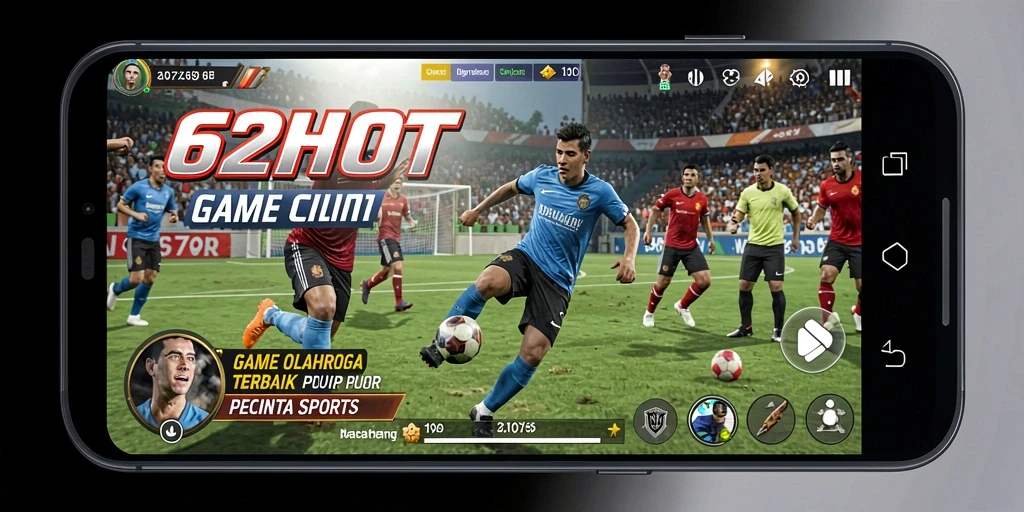 Screenshot utama 62HOT menampilkan gameplay olahraga yang mendebarkan.