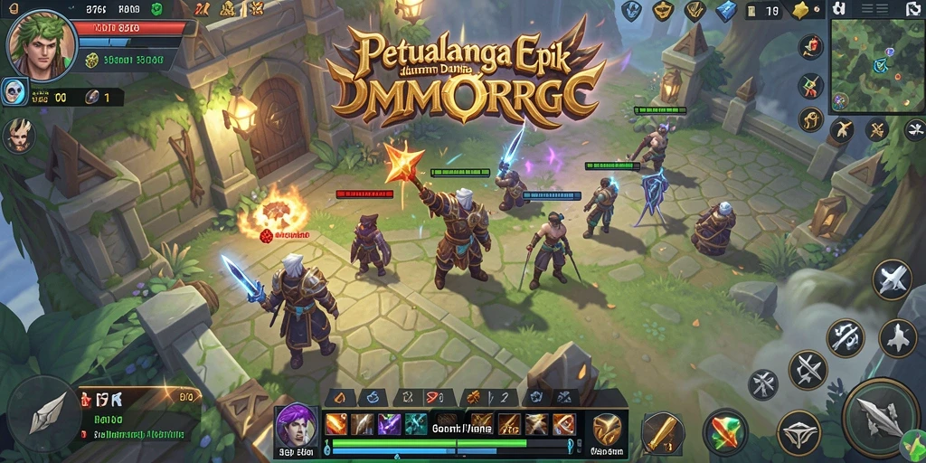 Tampilan gameplay menakjubkan dari 8768 yang penuh aksi dan petualangan.
