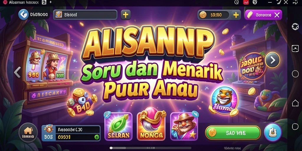 Tampilan vibrant dari gameplay slot ALISANRP yang seru.