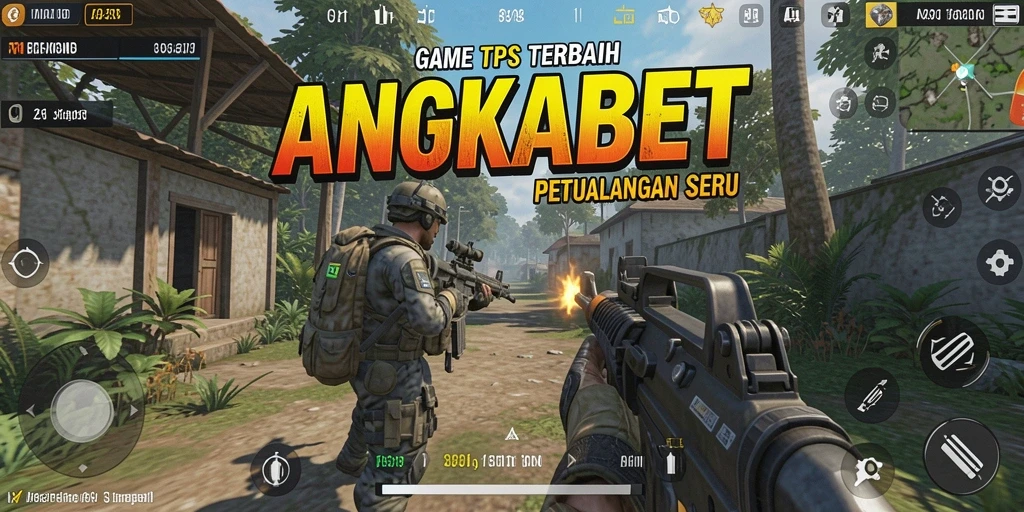 Screenshot gameplay ANGKABET dengan aksi seru di medan perang.