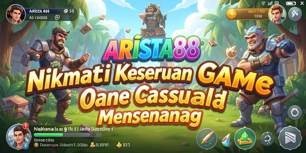 Tampilan menarik dari gameplay ARISTA88 yang penuh warna.