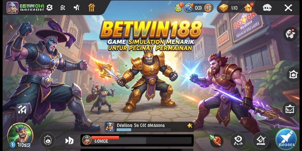 Tampilan gameplay BETWIN188 dengan pengalaman Simulation yang imersif.