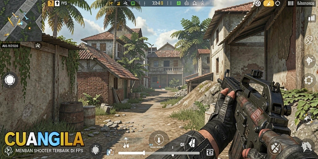 Screenshot gameplay CUANGILA menampilkan aksi intens berpadu grafis yang menakjubkan.