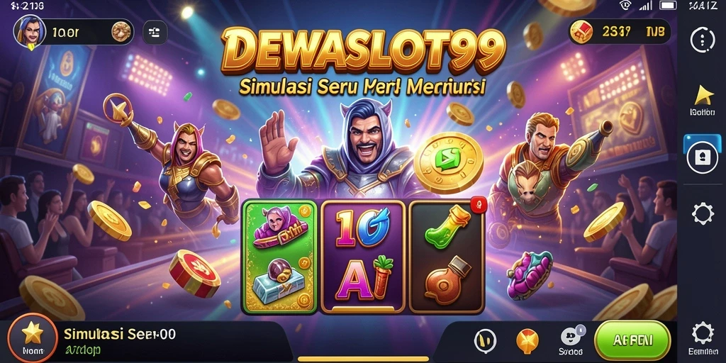 Gameplay DEWASLOT99 menampilkan interaksi dan strategi yang menantang.