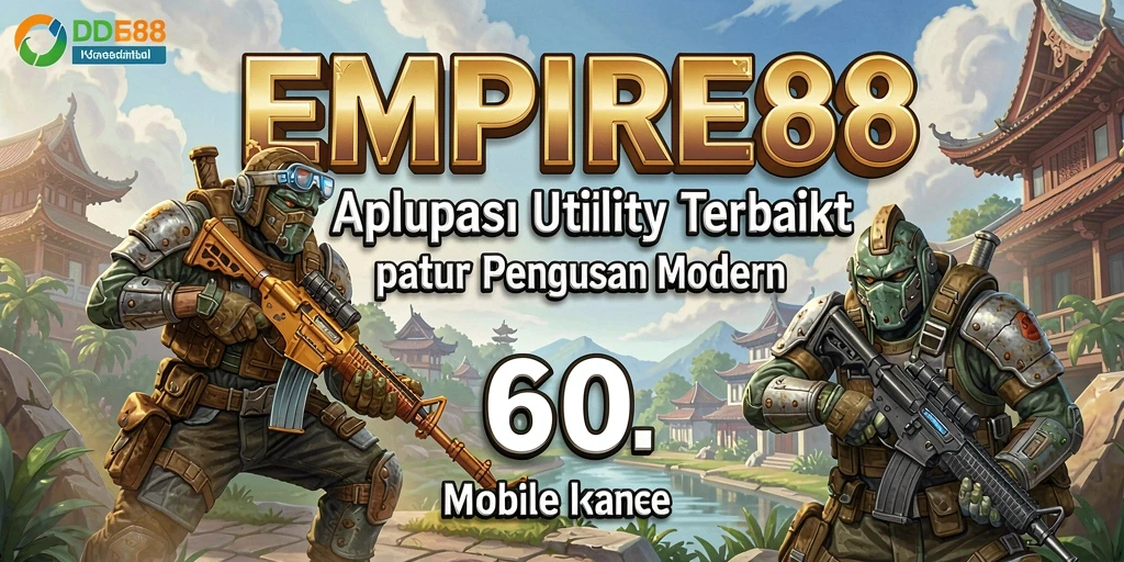 Tampilan antarmuka utama EMPIRE88 yang modern dan fungsional.