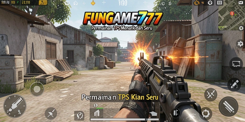 Tampilan gameplay menegangkan di FUNGAME777 dengan grafis yang menawan.