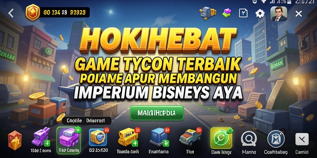 Tampilan gameplay HOKIHEBAT yang menarik dan interaktif.