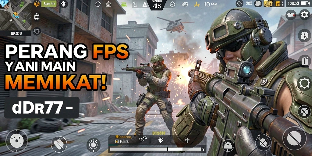 Gameplay intens IDR77 dalam pertempuran FPS yang menegangkan.