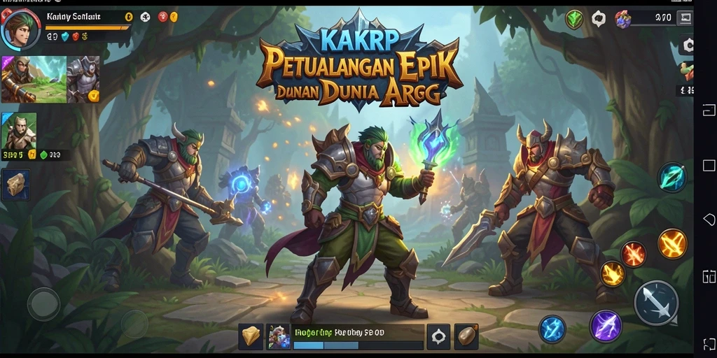 Gameplay menampilkan pertarungan epik dan eksplorasi dunia yang luas.