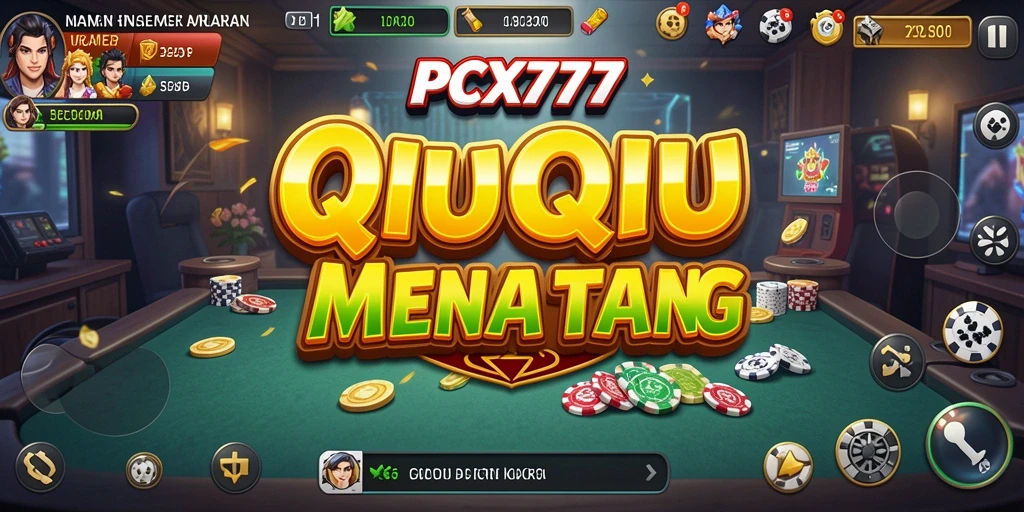Tampilan gameplay seru dari PCX777 dengan suasana QiuQiu.