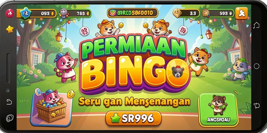 Tampilan menarik dari gameplay Bingo di SR996.