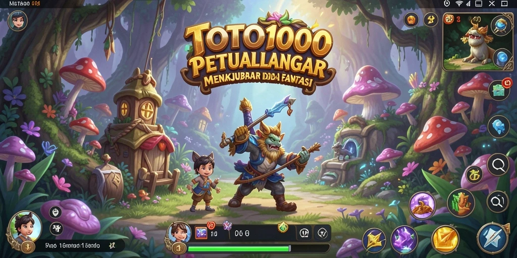 Screenshot gameplay TOTO1000 menampilkan petualangan yang seru.