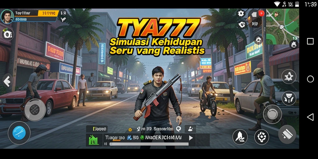 Tampilan gameplay TYA777 yang menarik dalam simulasi kehidupan.