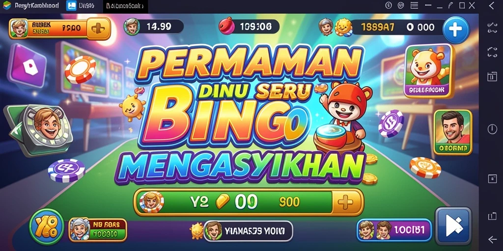 Screenshot gameplay Y89 menunjukkan keseruan bermain Bingo dengan teman-teman.